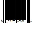 Barcode Image for UPC code 023179000060