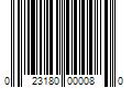 Barcode Image for UPC code 023180000080