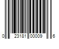 Barcode Image for UPC code 023181000096