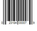 Barcode Image for UPC code 023184000079