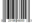 Barcode Image for UPC code 023185680003