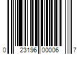 Barcode Image for UPC code 023196000067