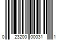 Barcode Image for UPC code 023200000311