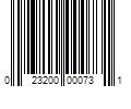 Barcode Image for UPC code 023200000731