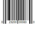 Barcode Image for UPC code 023200000830