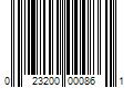 Barcode Image for UPC code 023200000861