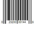 Barcode Image for UPC code 023200001448