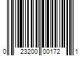 Barcode Image for UPC code 023200001721