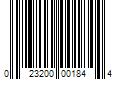 Barcode Image for UPC code 023200001844