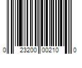 Barcode Image for UPC code 023200002100