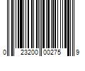 Barcode Image for UPC code 023200002759