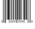 Barcode Image for UPC code 023200003428