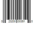 Barcode Image for UPC code 023200003510