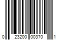 Barcode Image for UPC code 023200003701