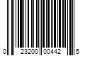 Barcode Image for UPC code 023200004425