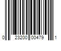 Barcode Image for UPC code 023200004791