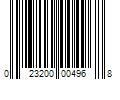 Barcode Image for UPC code 023200004968