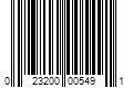 Barcode Image for UPC code 023200005491