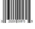 Barcode Image for UPC code 023200005705