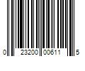 Barcode Image for UPC code 023200006115