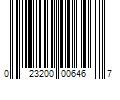 Barcode Image for UPC code 023200006467