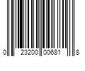 Barcode Image for UPC code 023200006818