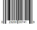 Barcode Image for UPC code 023200007419