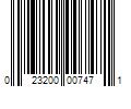 Barcode Image for UPC code 023200007471