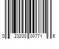 Barcode Image for UPC code 023200007716