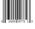 Barcode Image for UPC code 023200007723