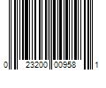 Barcode Image for UPC code 023200009581