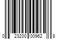 Barcode Image for UPC code 023200009628