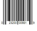 Barcode Image for UPC code 023200009819