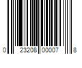 Barcode Image for UPC code 023208000078