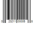 Barcode Image for UPC code 023211000058