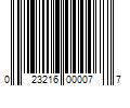 Barcode Image for UPC code 023216000077