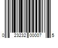 Barcode Image for UPC code 023232000075