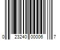 Barcode Image for UPC code 023240000067