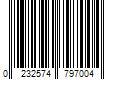 Barcode Image for UPC code 0232574797004