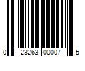 Barcode Image for UPC code 023263000075