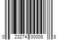 Barcode Image for UPC code 023274000088