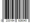 Barcode Image for UPC code 0233164926040