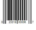 Barcode Image for UPC code 023318000067