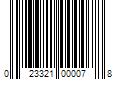 Barcode Image for UPC code 023321000078