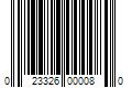 Barcode Image for UPC code 023326000080