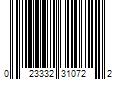 Barcode Image for UPC code 023332310722