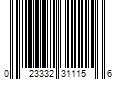 Barcode Image for UPC code 023332311156