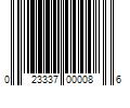 Barcode Image for UPC code 023337000086