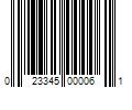 Barcode Image for UPC code 023345000061