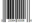 Barcode Image for UPC code 023364000066